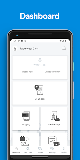 Ryderwear Gym ekran görüntüsü