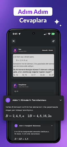 Soru Çözme Uygulaması - Solver ekran görüntüsü