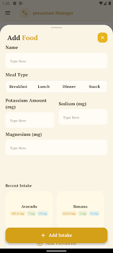 Simple Potassium Tracker ekran görüntüsü