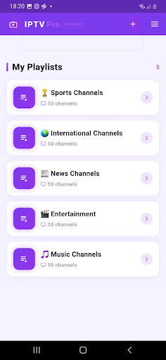 IPTV Pro : Smarters ekran görüntüsü