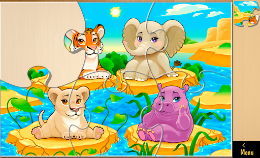 Çocuk oyunları yapboz ekran görüntüsü