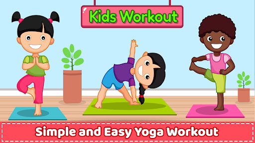 Çocuklar ve fitness için Yoga ekran görüntüsü
