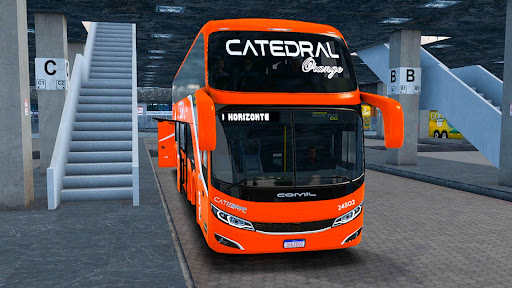 City Coach Bus 3D Bus Driving ekran görüntüsü