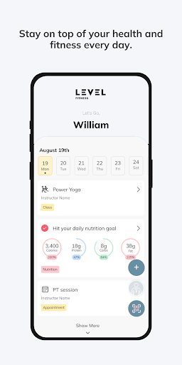 Level Fitness Club ekran görüntüsü