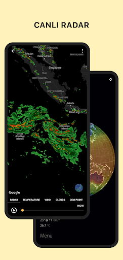 Today Weather:Radar, Widgetlar ekran görüntüsü