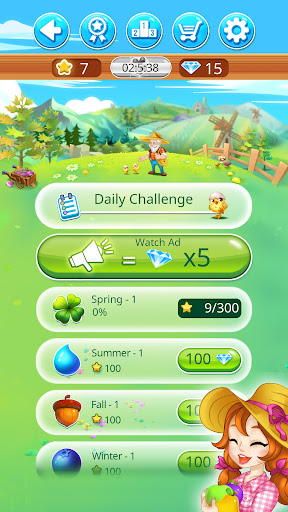 Happy Farm : 1 line puzzle ekran görüntüsü