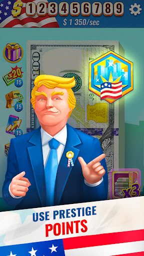 Trump's Empire: Idle game ekran görüntüsü