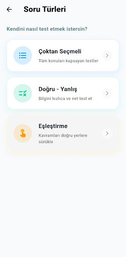 Güncel Bilgi Kartları ekran görüntüsü