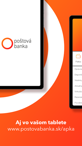 Poštová banka ekran görüntüsü