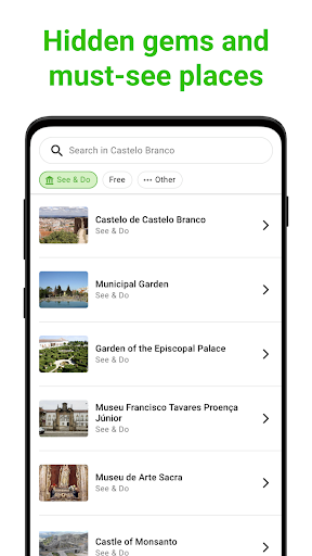 Castelo Branco SmartGuide ekran görüntüsü