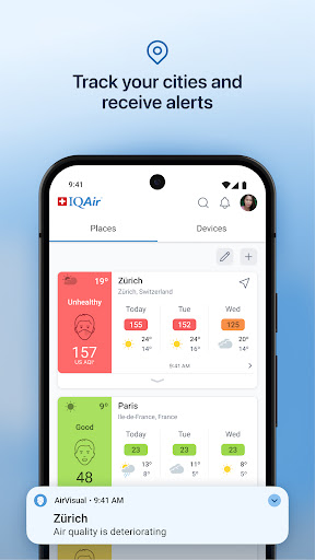 IQAir AirVisual | Air Quality ekran görüntüsü