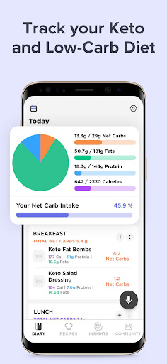 Keto Manager: Low Carb Diet ekran görüntüsü