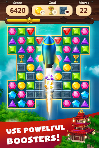 Jewels Planet - Match 3 Puzzle ekran görüntüsü