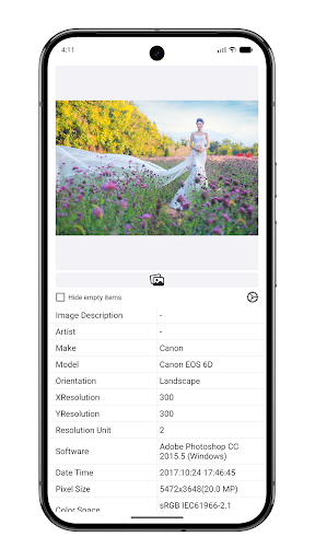 Photo Info Viewer - View Exif ekran görüntüsü