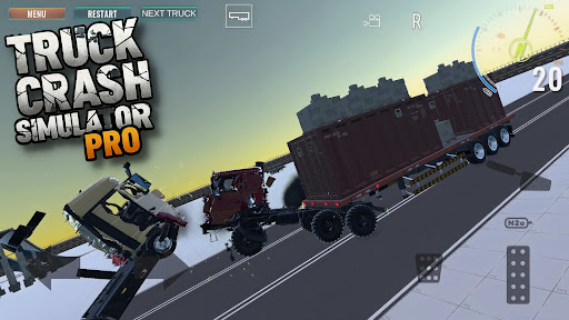 Truck Crash Simulator Pro ekran görüntüsü