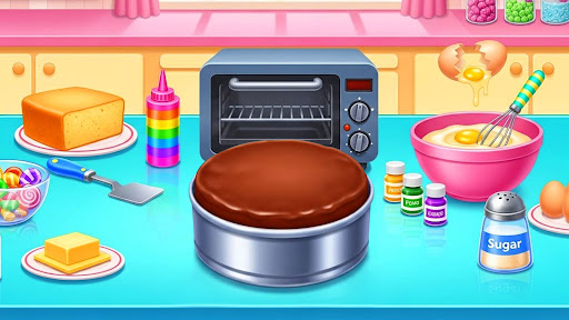 Cake Maker Cake Cooking Games ekran görüntüsü