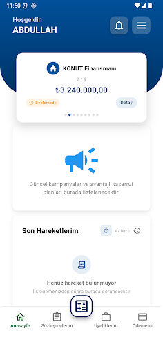 Emlak Katılım Tasarruf Finans ekran görüntüsü