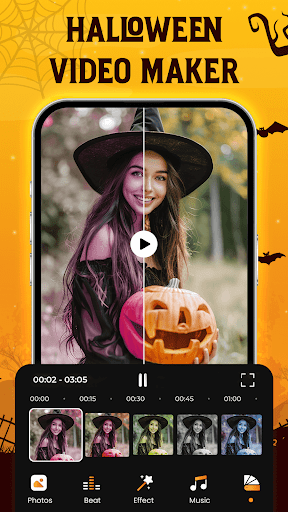 Halloween Video Editor 2025 ekran görüntüsü
