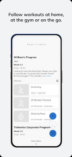 PEAK FITNESS LLC AR ekran görüntüsü