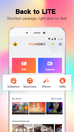 VivaVideo Lite:Slideshow Maker ekran görüntüsü
