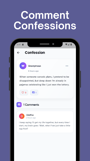 Confession Wall ekran görüntüsü