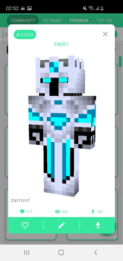 Skins-MASTER for Minecraft ekran görüntüsü