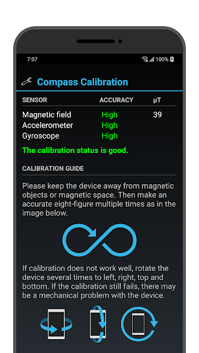 Accurate Compass ekran görüntüsü