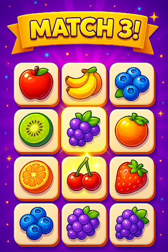 Fruit Frenzy Tiles ekran görüntüsü