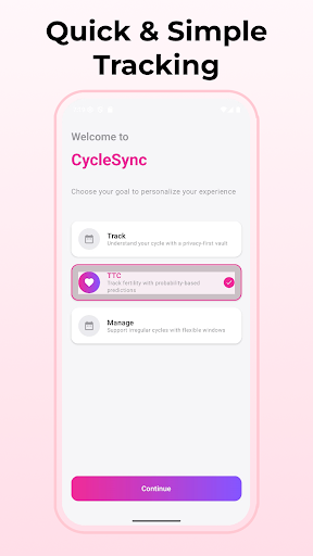 CycleSync - Period Tracker ekran görüntüsü