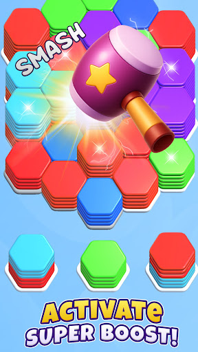 Hexa Swipe: Color Sort Puzzle ekran görüntüsü