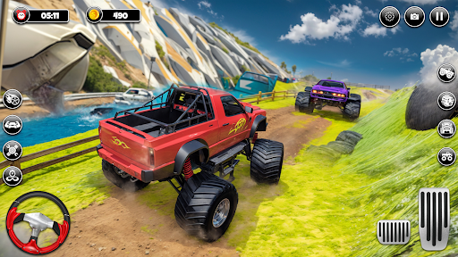 Monster Truck Racing Games ekran görüntüsü