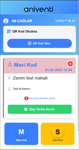 Renkli Kod ile Acil Çağrı ekran görüntüsü