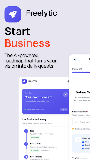 Freelytic: Start Your Business ekran görüntüsü