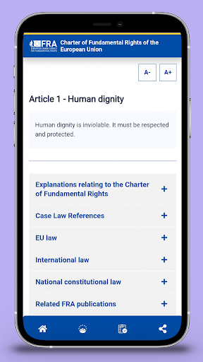 EU Charter ekran görüntüsü