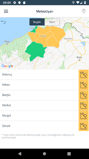 Meteoroloji Hava Durumu ekran görüntüsü