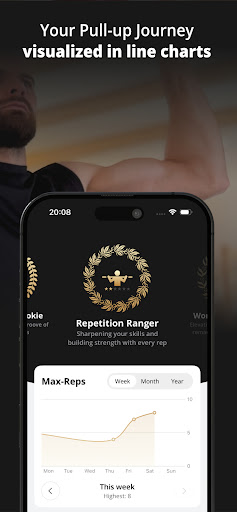 GOLDEN Pull-Ups Pullup Tracker ekran görüntüsü