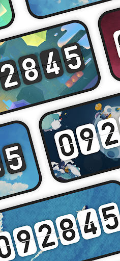 Flip clock & floating widget ekran görüntüsü