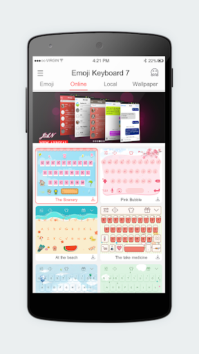 Emoji Keyboard 7 - Cute Sticke ekran görüntüsü