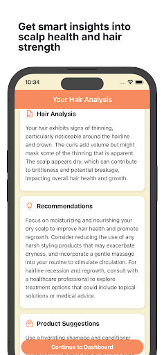 Hair Health & Scanner HairKeep ekran görüntüsü