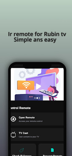 Remote for Rubin tv ekran görüntüsü