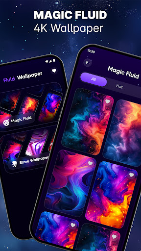 Fluid Magic: 4D Live Wallpaper ekran görüntüsü
