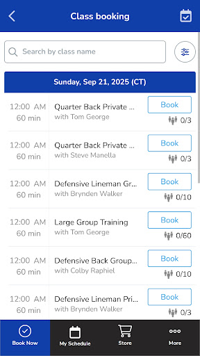 QB Impact Academy ekran görüntüsü