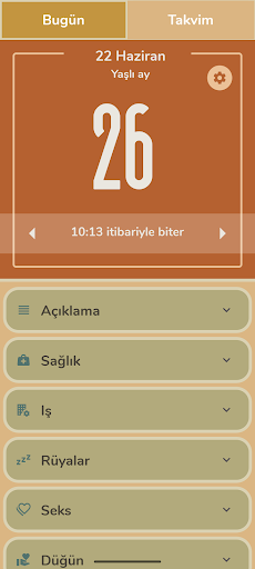 Ay Takvimi: Günlük Öneriler ekran görüntüsü
