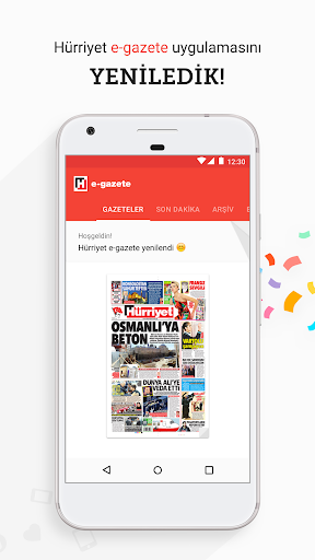 Hürriyet E-Gazete ekran görüntüsü