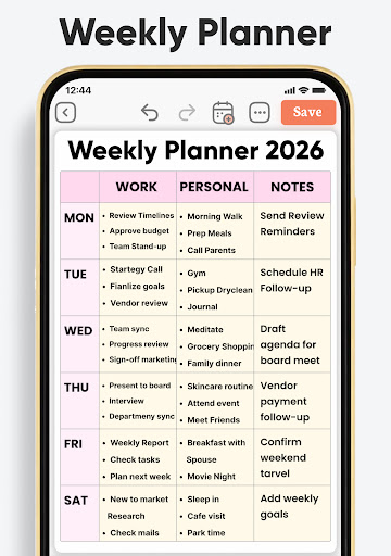 Daily Planner, Journal, Diary ekran görüntüsü