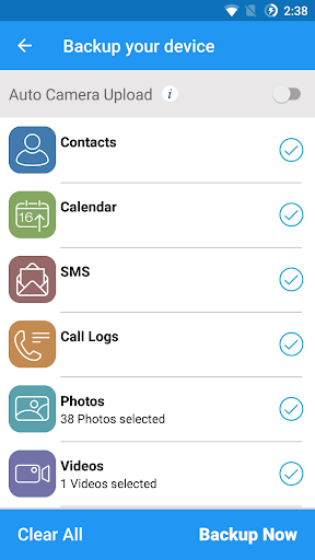 IBackup ekran görüntüsü