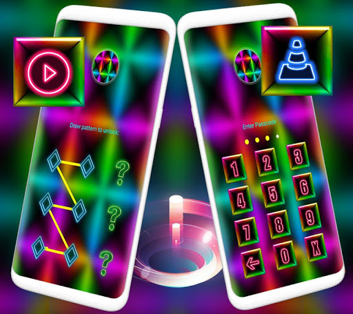 Colorful Neon Launcher Theme ekran görüntüsü