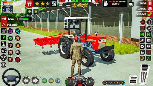 Indian Tractor Farm Driving 3d ekran görüntüsü