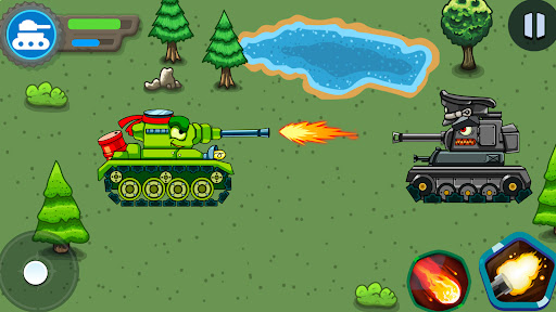 Tank battle: Tanks War 2D ekran görüntüsü