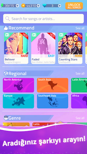 Pop Tiles - Music Piano ekran görüntüsü